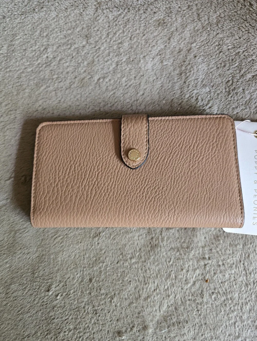 Poppy & Peonies Go Anywhere Wallet Mocha Mousse - Picture 2 of 11